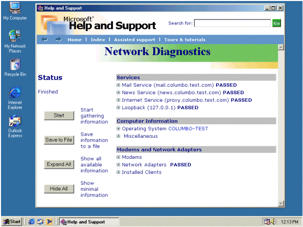 Network Diagnostic Tool Windows